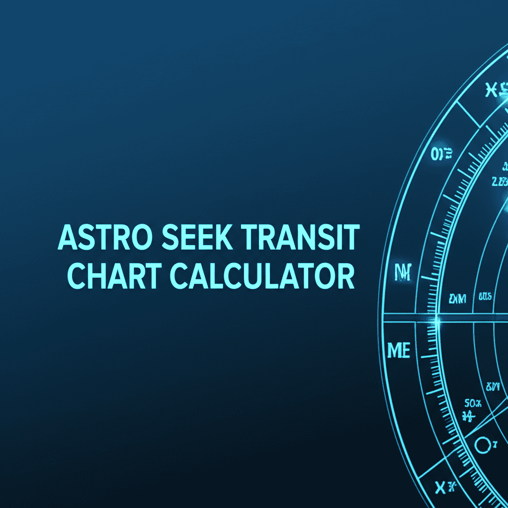 Astro Seek Transit Chart Calculator showing planetary positions