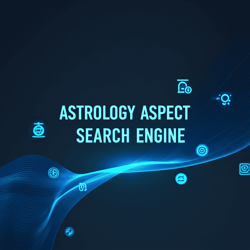 Astrology Aspect Search Engine visual representation
