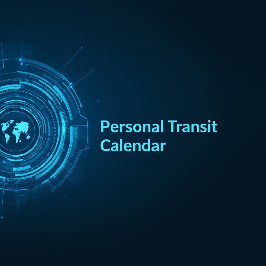Personal Transit Calendar